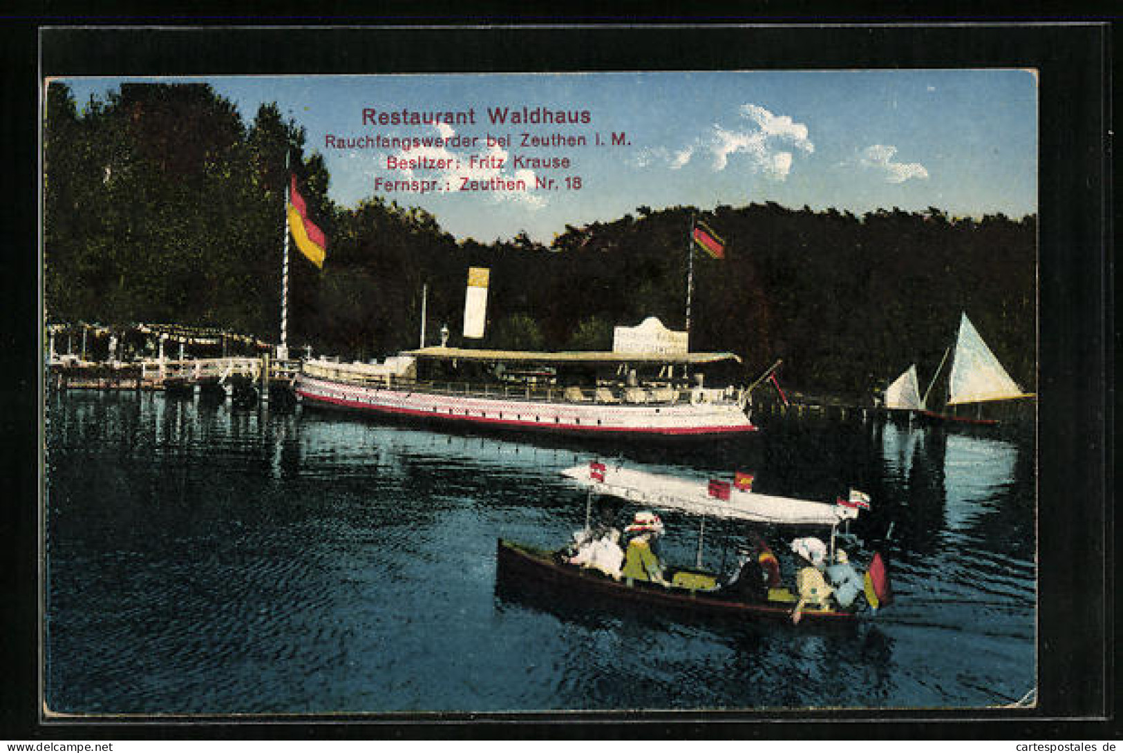 AK Rauchfangswerder / Köpenick, Restaurant Waldhaus  - Koepenick