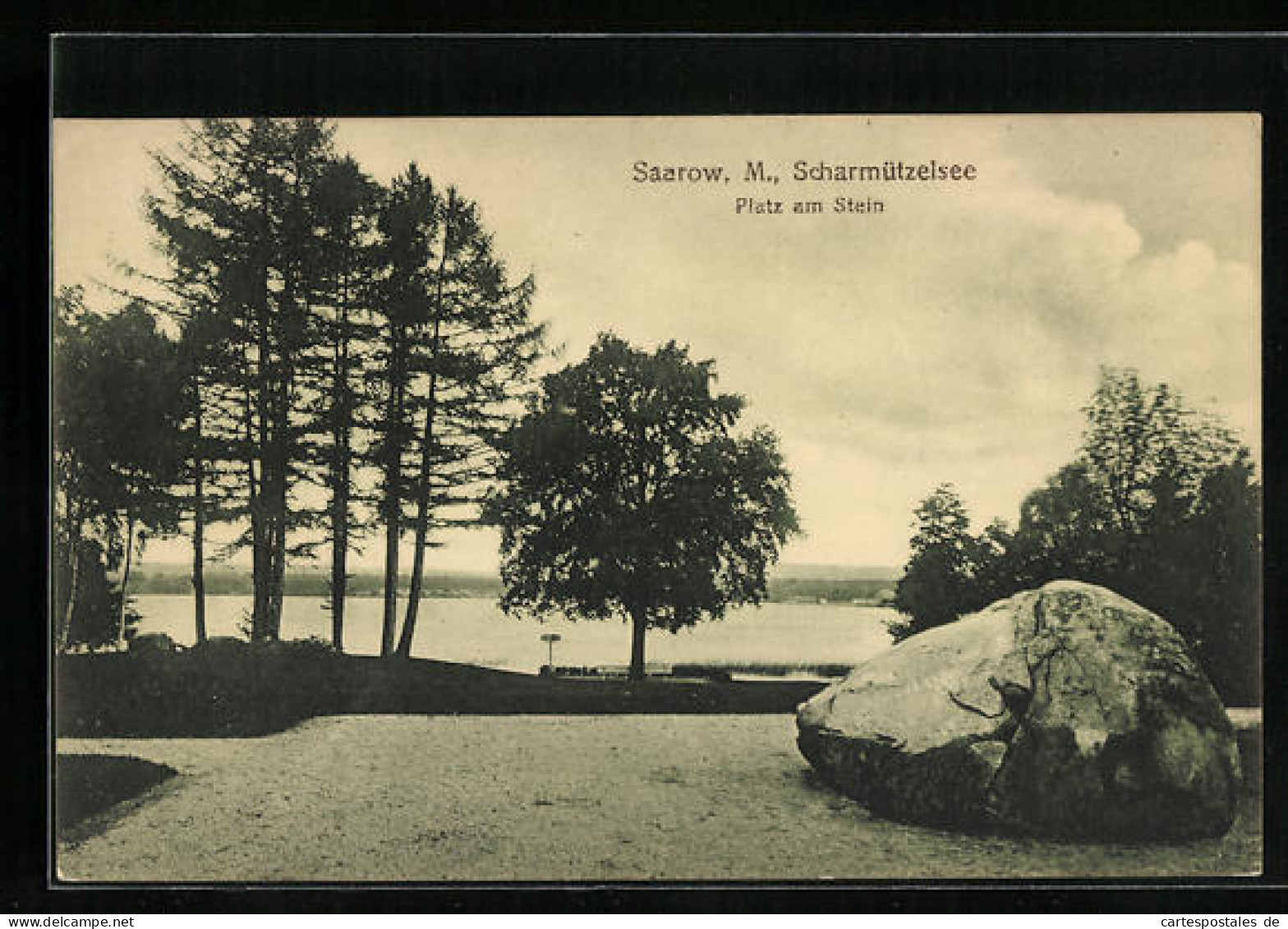 AK Saarow, Scharmützelsee, Platz Am Stein  - Bad Saarow