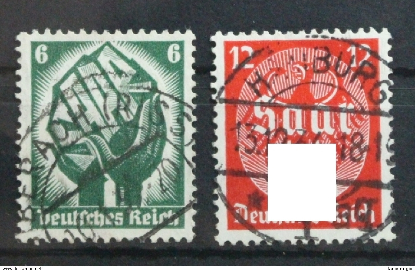 Deutsches Reich 544-545 Gestempelt Mit Vollstempel #TH004 - Autres & Non Classés