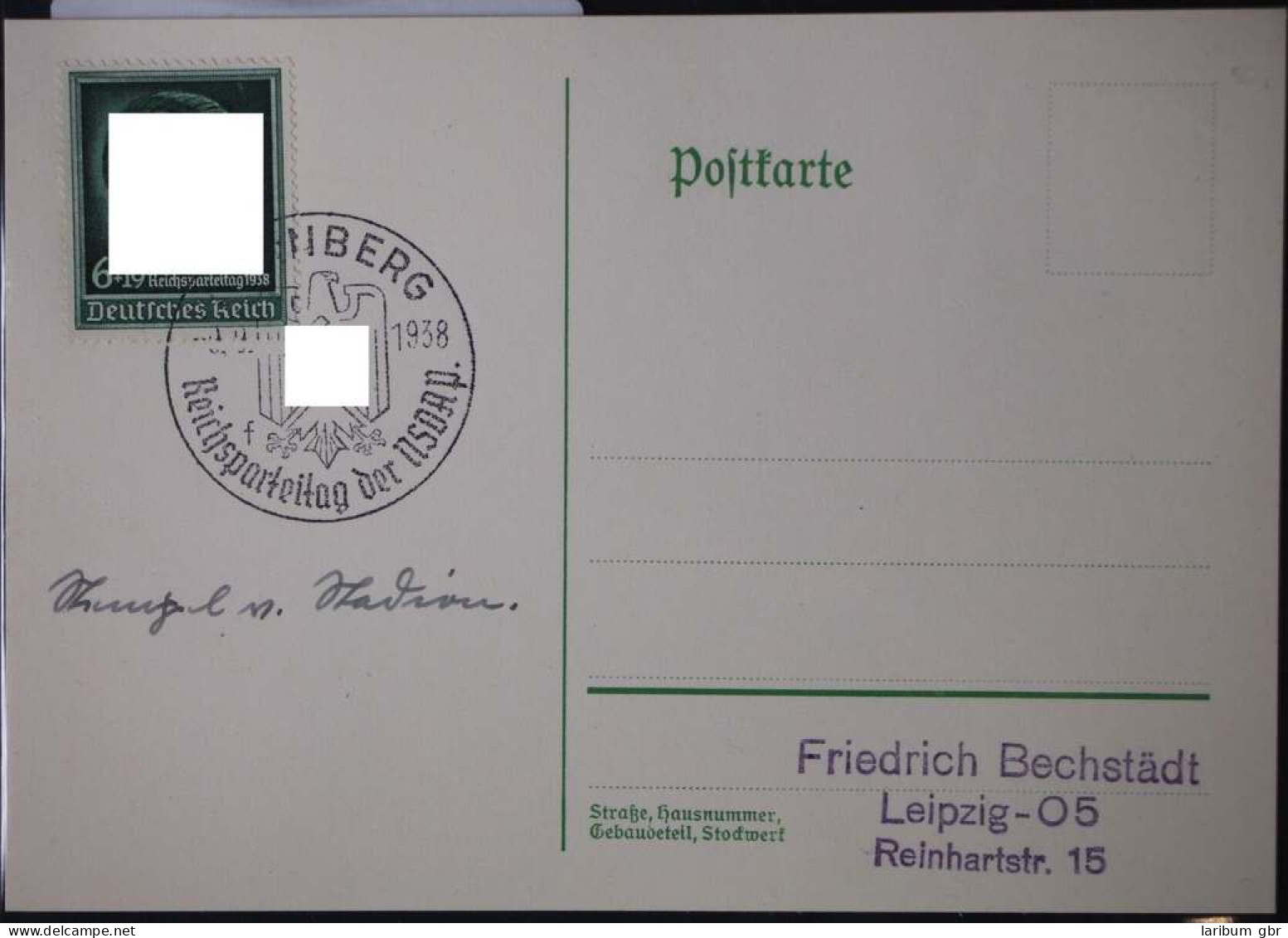 Deutsches Reich 672 Auf Postkarte #BB663 - Otros & Sin Clasificación