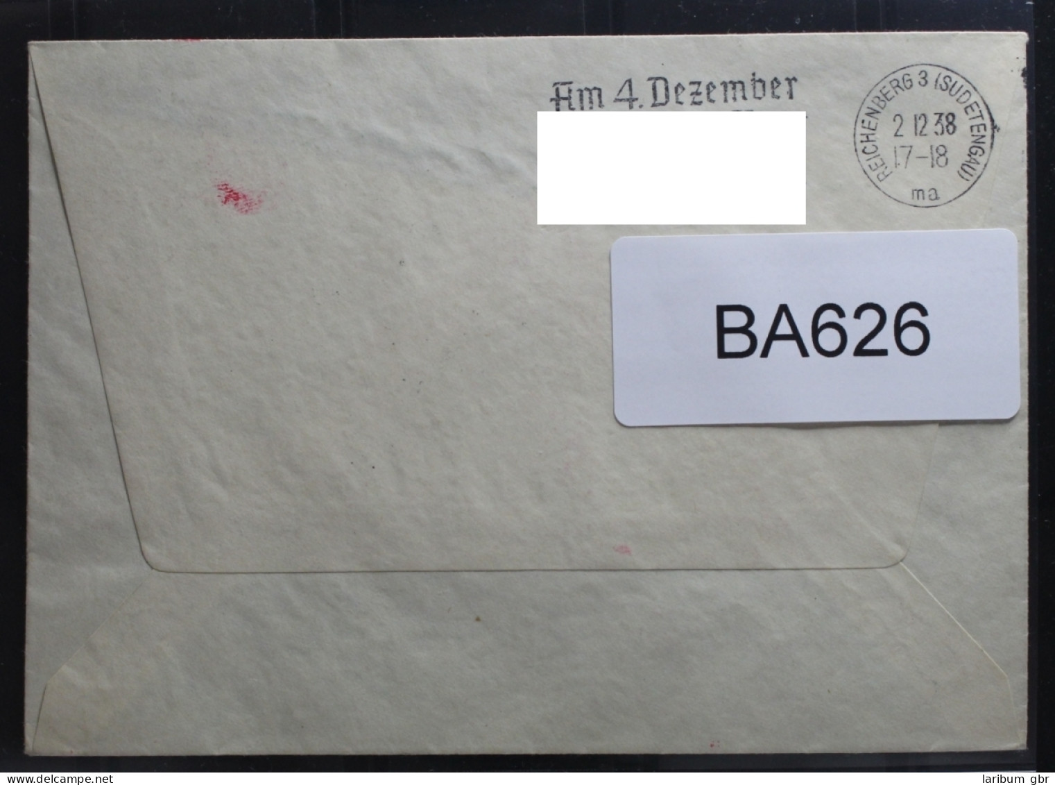 Dt. Reich 537 Auf Brief Als Einzelfrankatur Luftpost Graf Zeppelin #BA626 - Otros & Sin Clasificación