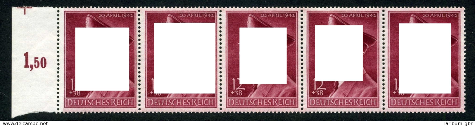 Deutsches Reich 813 Y Postfrisch Waag. 5er Streifen #HS042 - Other & Unclassified