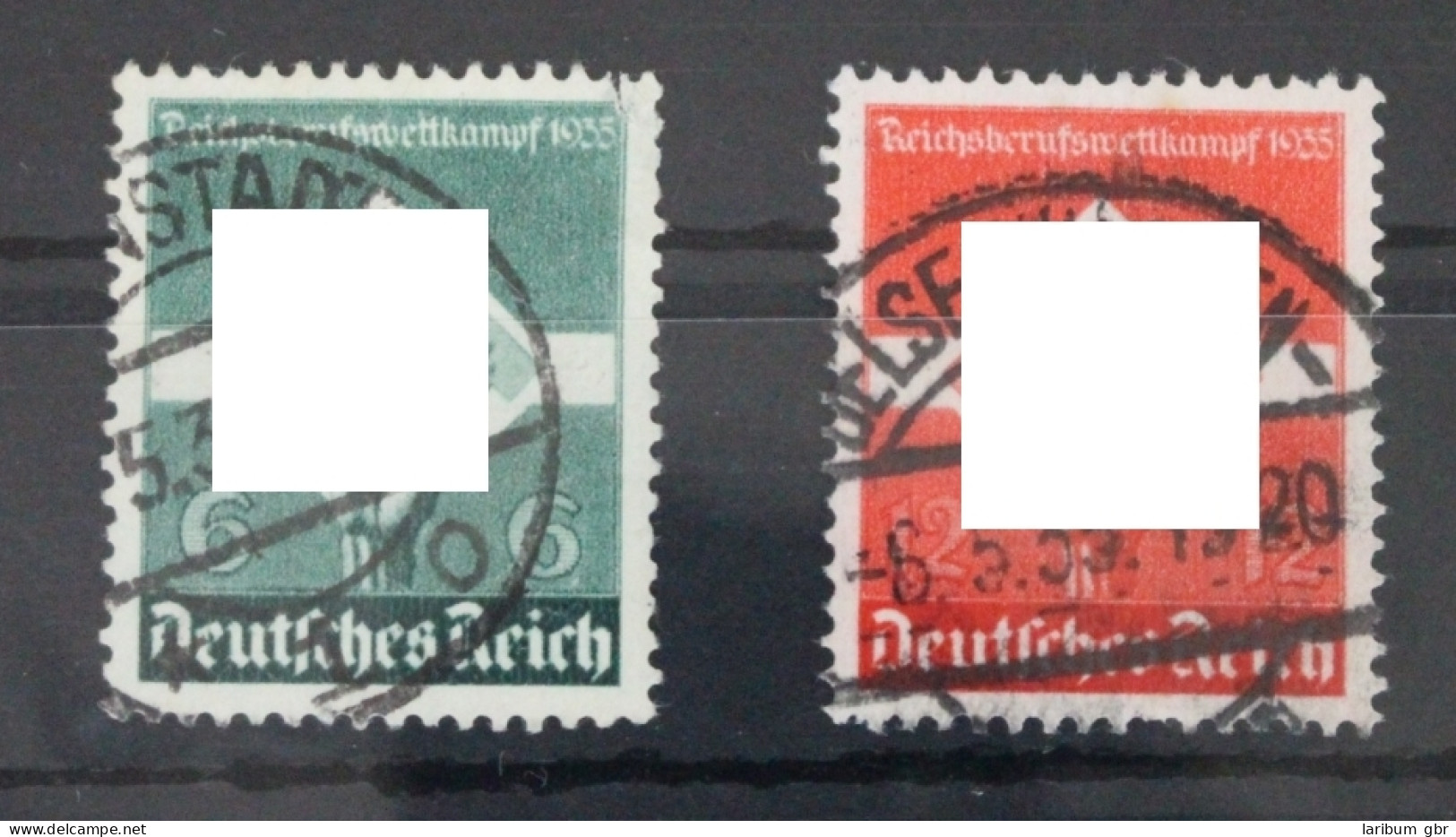 Deutsches Reich 571-572 Gestempelt #VF549 - Otros & Sin Clasificación