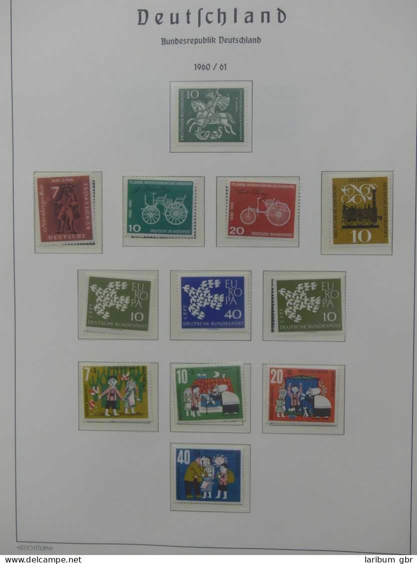 BRD Bund 1960-1980 Postfrisch Besammelt Im Leuchtturm Vordruckalbum #LX740 - Collections