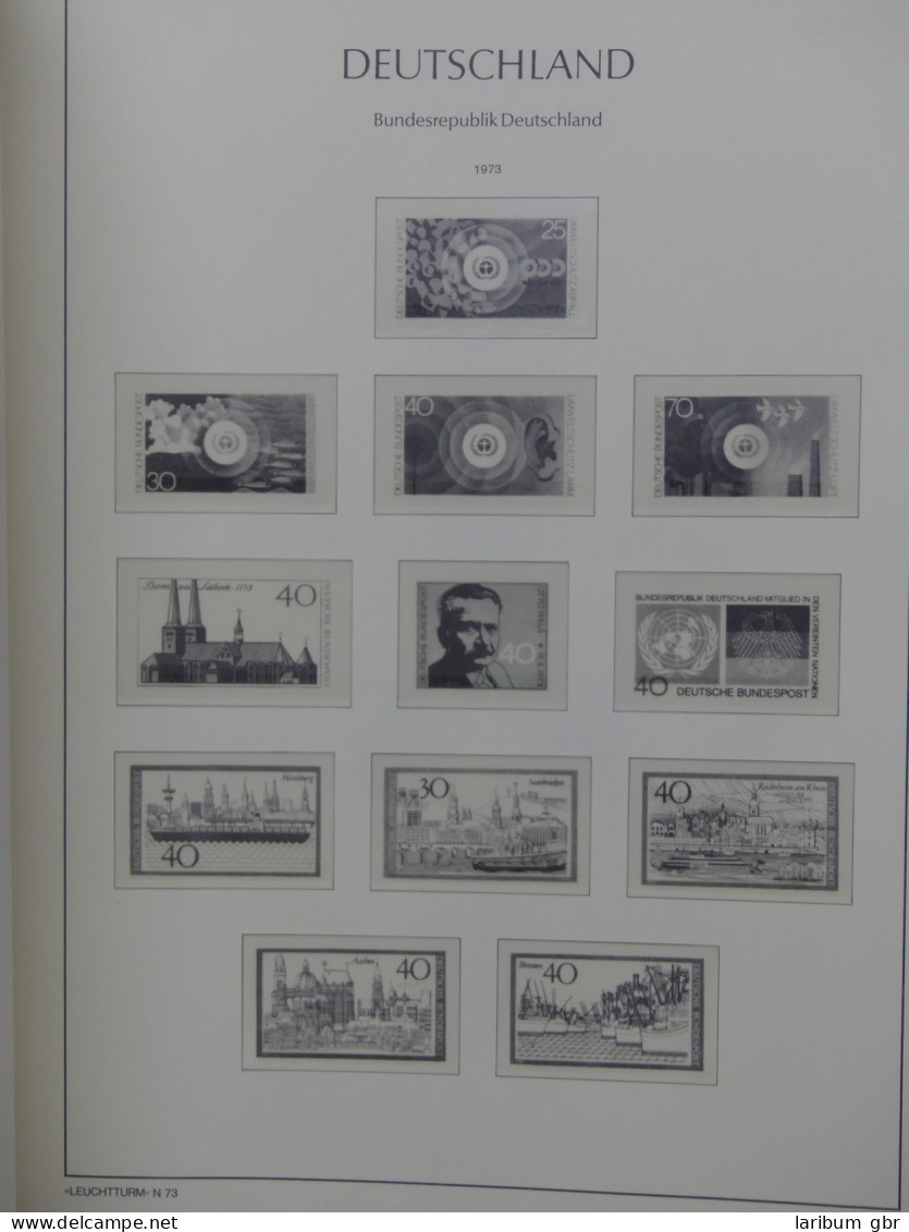 BRD Bund 1960-1980 postfrisch besammelt im Leuchtturm Vordruckalbum #LX740