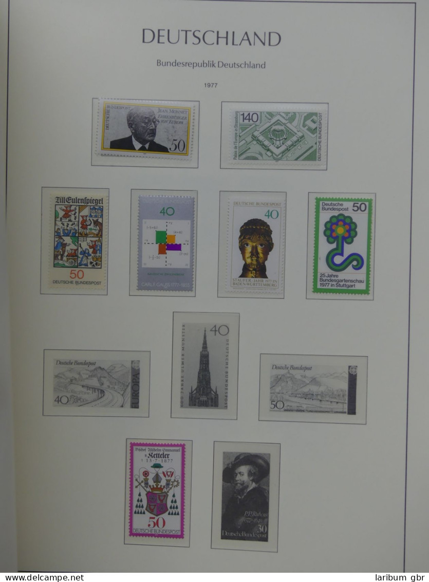 BRD Bund 1960-1980 postfrisch besammelt im Leuchtturm Vordruckalbum #LX740