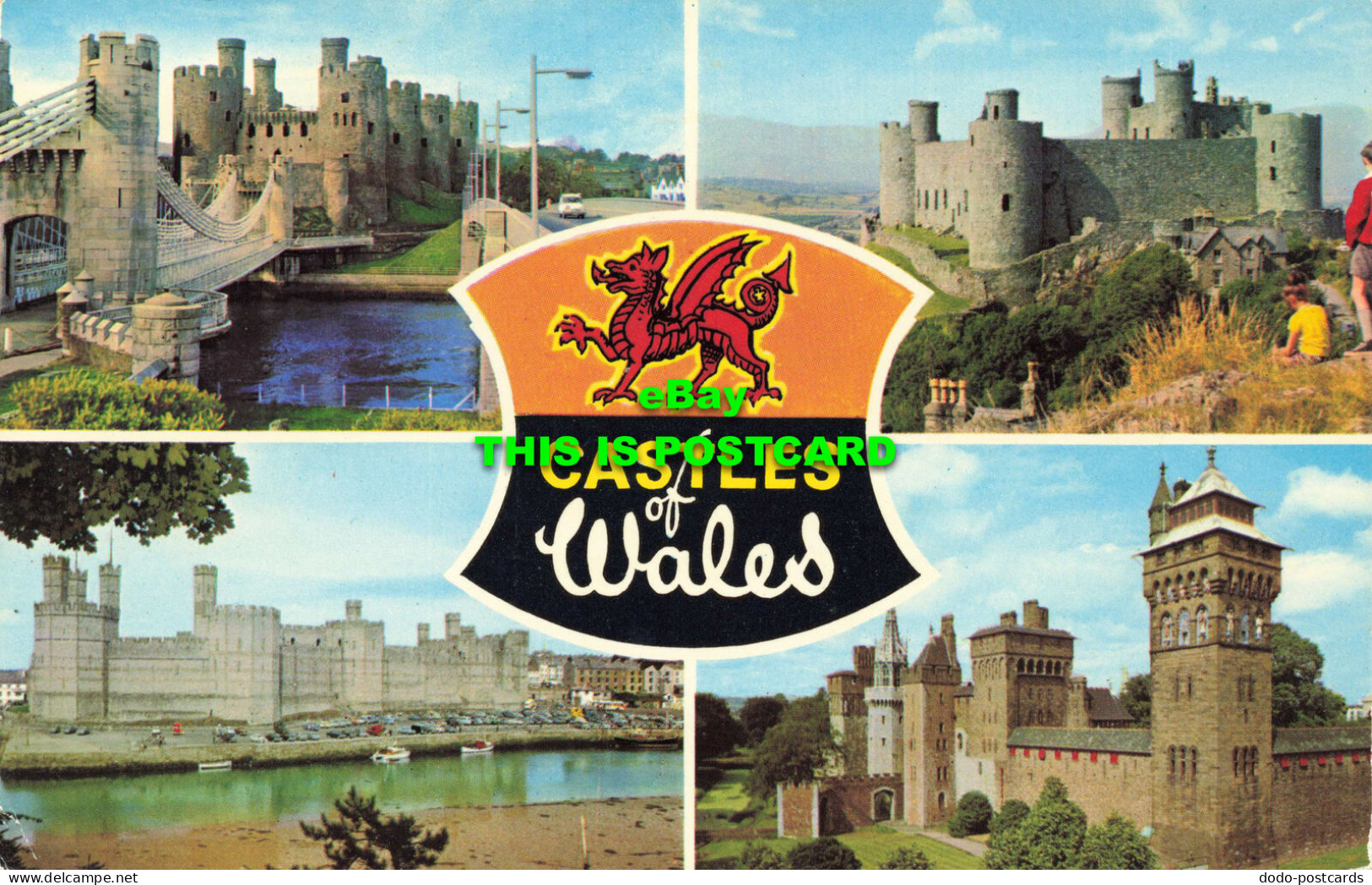 R574283 Castles Of Wales. Dennis. Multi View - Welt