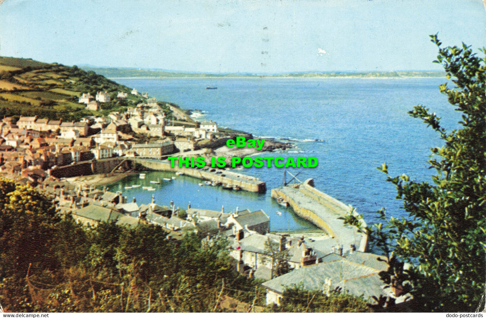 R574291 G. 690 Mousehole. Cornwall. Harbour And Beach. D. H. Greaves. 1966 - Welt