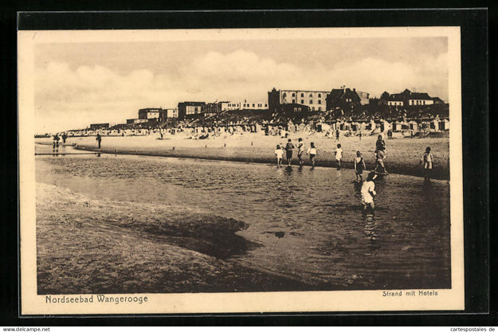 AK Wangerooge, Strand Mit Hotels  - Wangerooge