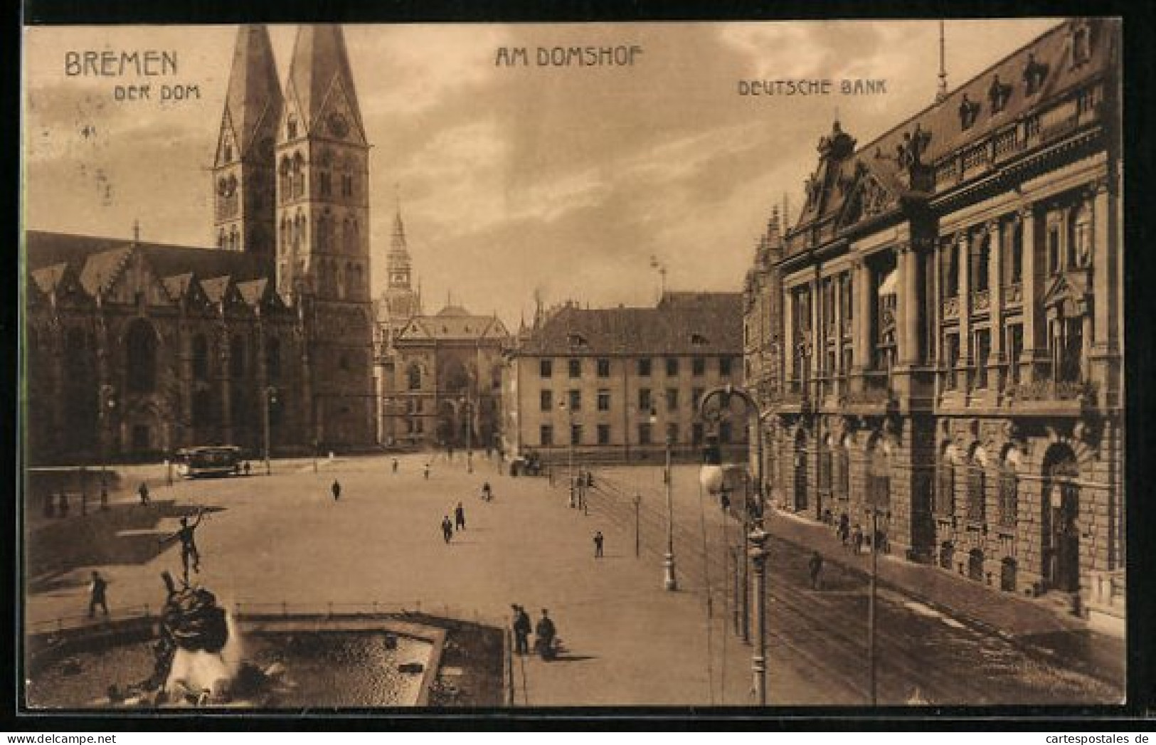 AK Bremen, Der Dom, Deutsche Bank  - Bremen