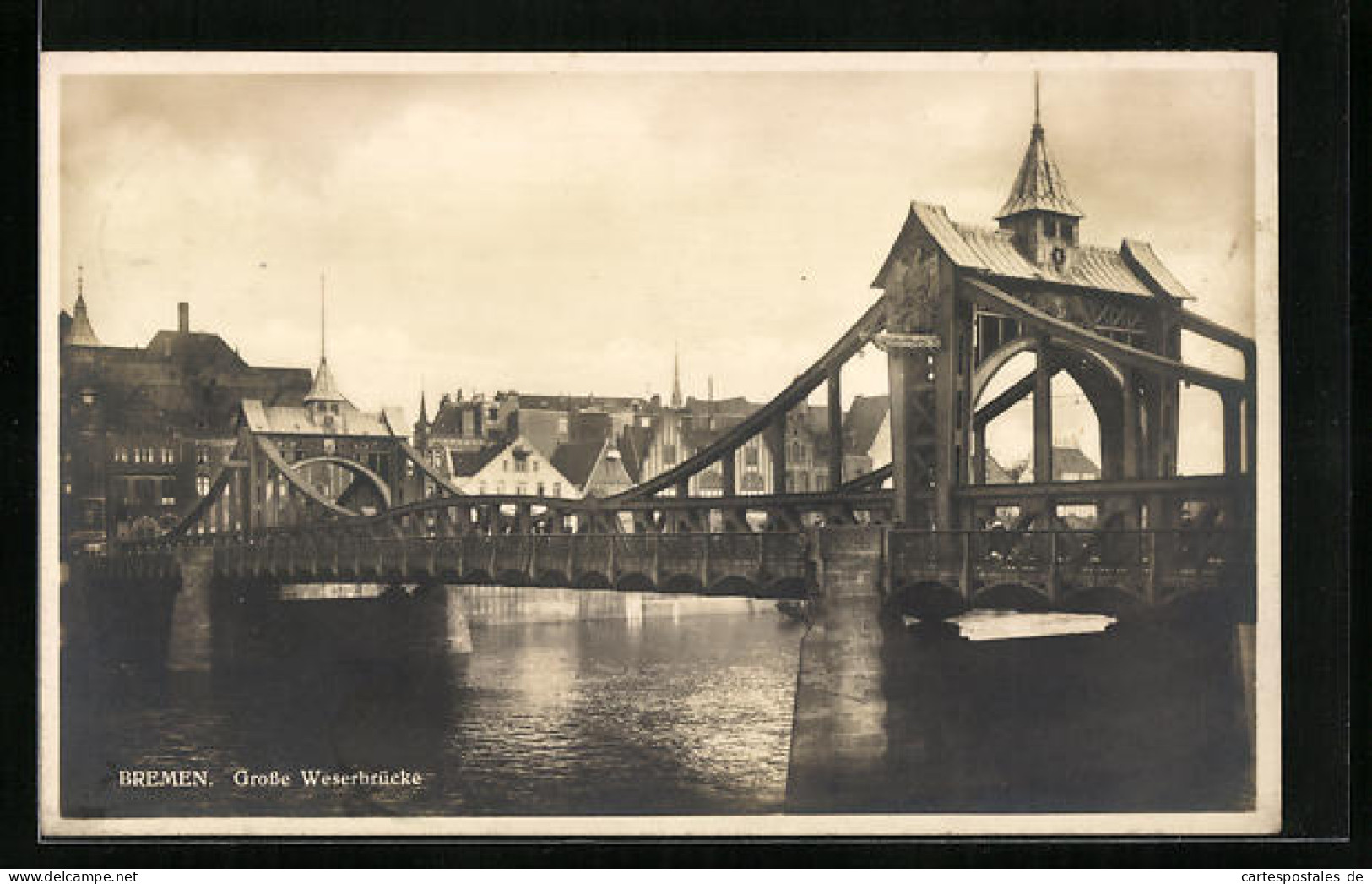 AK Bremen, Grosse Weserbrücke  - Bremen