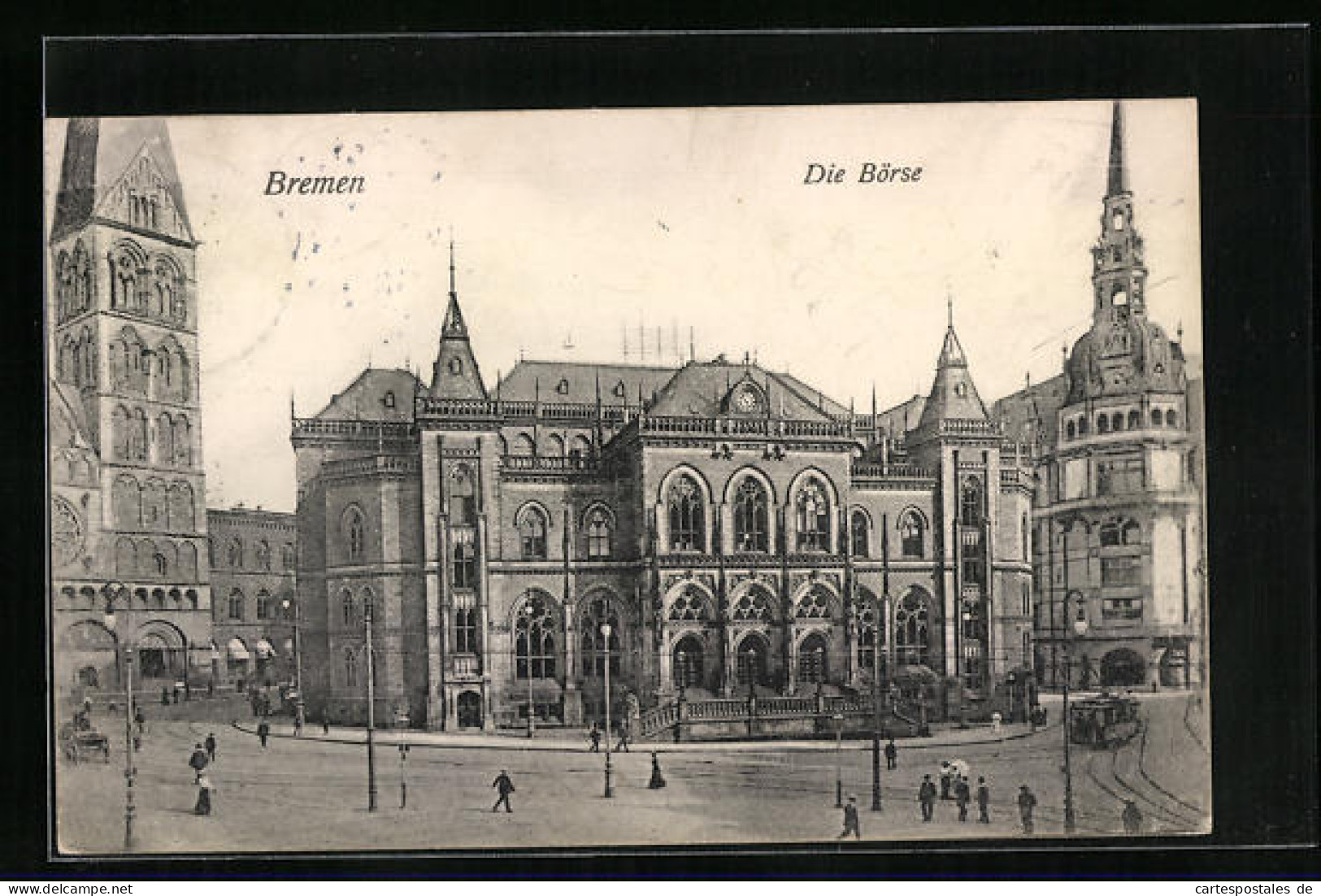 AK Bremen, Die Börse Mit Vorplatz  - Bremen