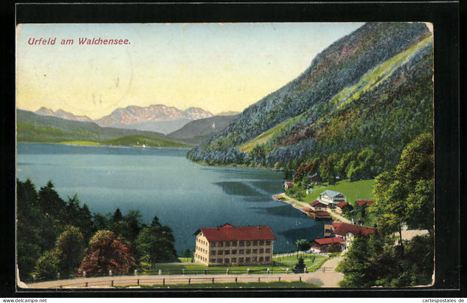 AK Walchensee, Blick Auf Den Walchensee Und Berge  - Sonstige & Ohne Zuordnung