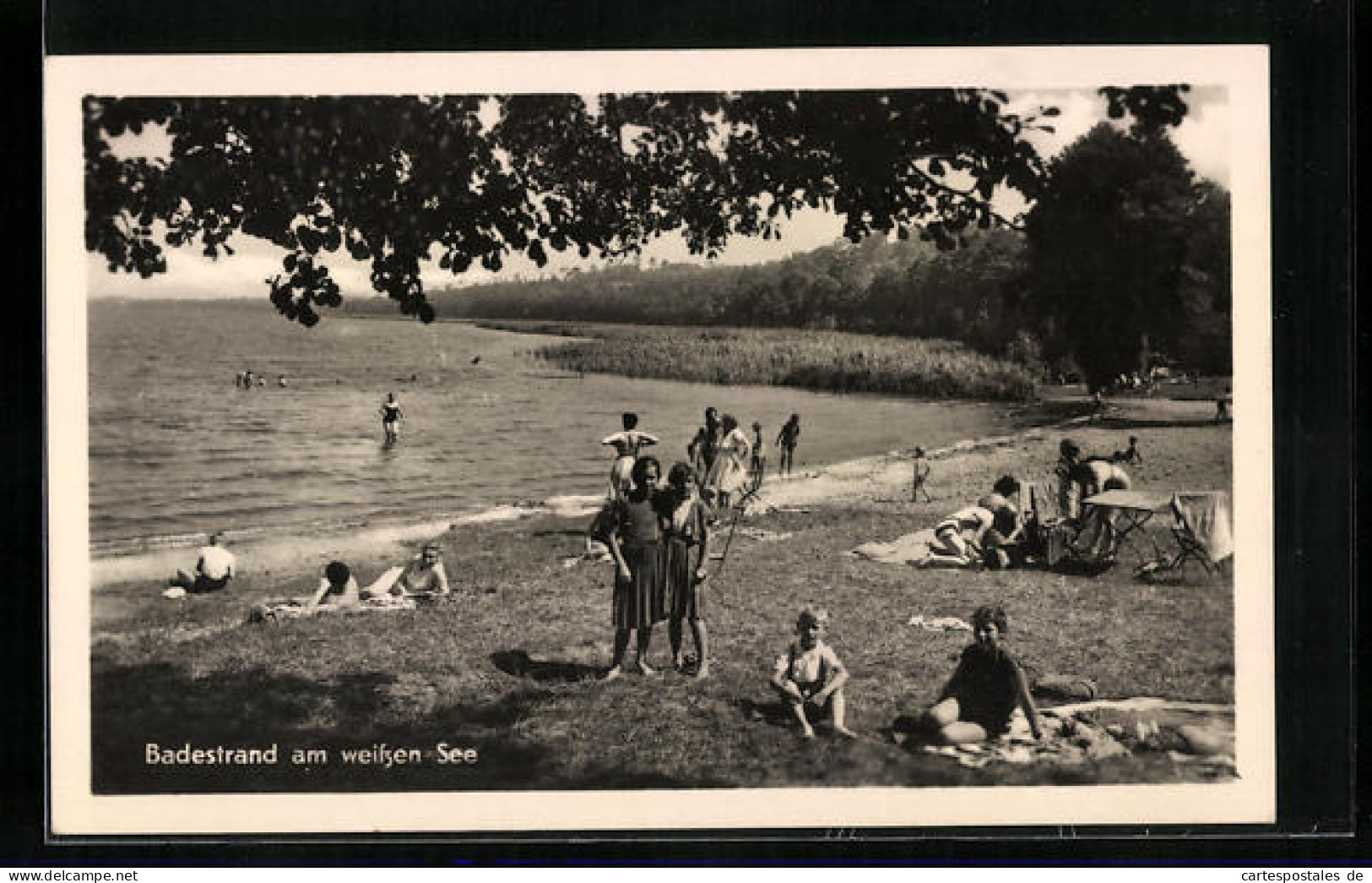 AK Nedlitz, Badestrand Am Weissen See  - Andere & Zonder Classificatie