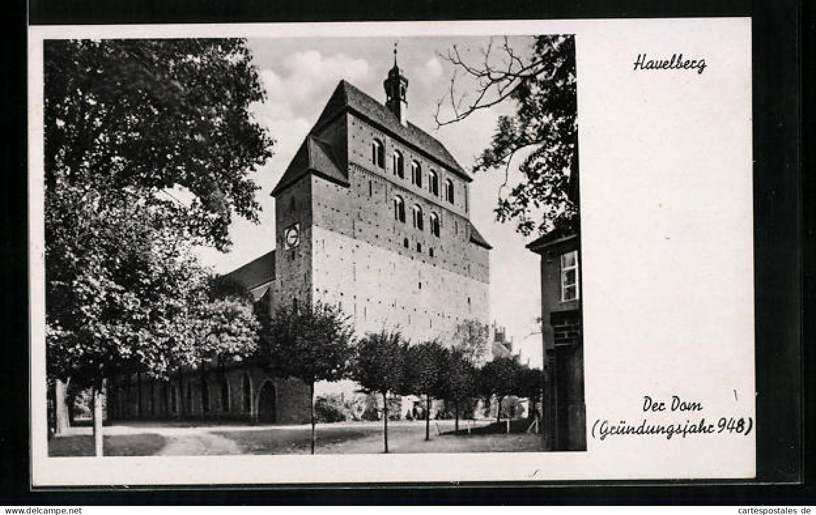 AK Havelberg, Der Dom, Gründungsjahr 948  - Havelberg