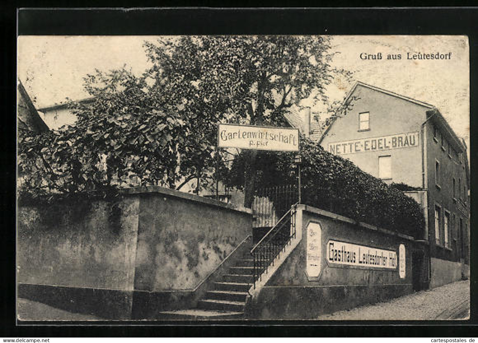 AK Leutesdorf, Gasthaus Leutesdorfer Hof  - Autres & Non Classés