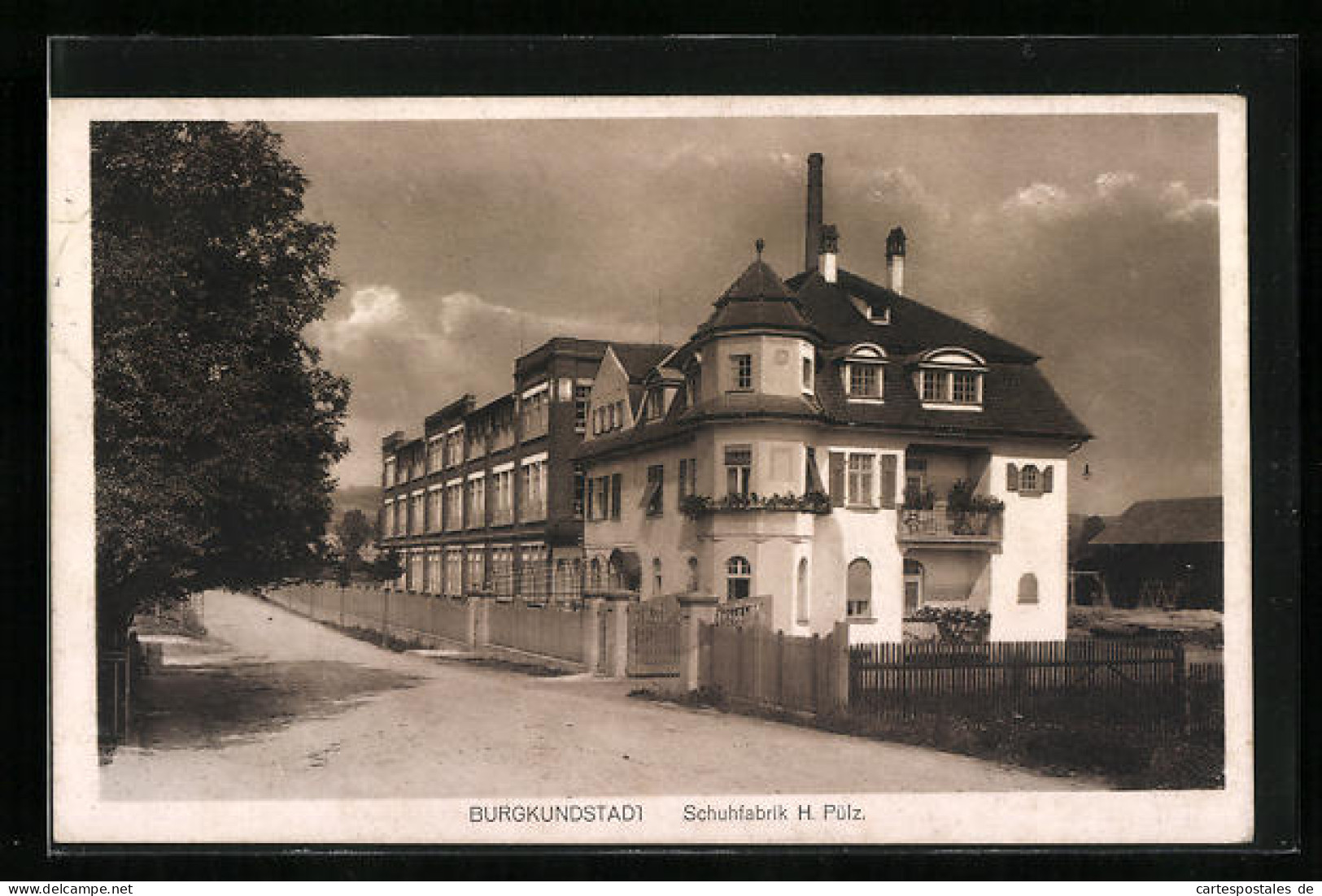 AK Burgkundstadt, Schuhfabrik H. Pülz  - Other & Unclassified