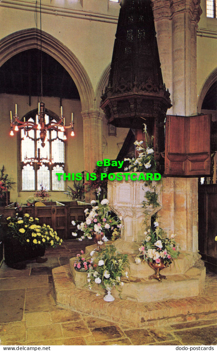 R575295 Font. Walpole. St. Peter Church. 1966 - World