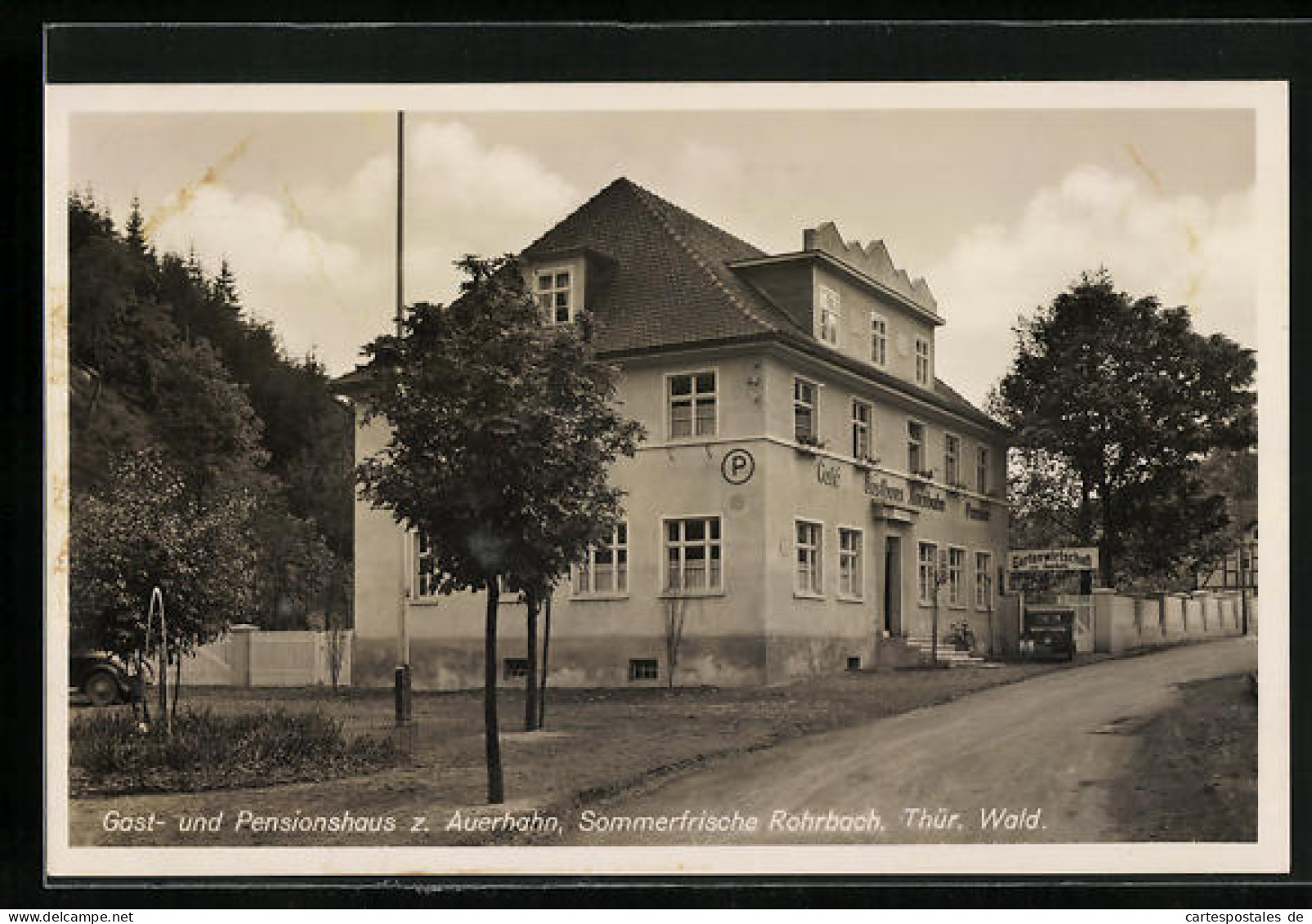 AK Rohrbach / Thür. Wald, Gasthaus Und Pension Zum Auerhahn  - Other & Unclassified