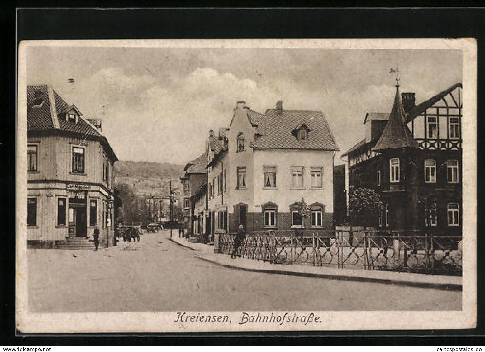 AK Kreiensen, Blick In Die Leere Bahnhofstrasse  - Sonstige & Ohne Zuordnung