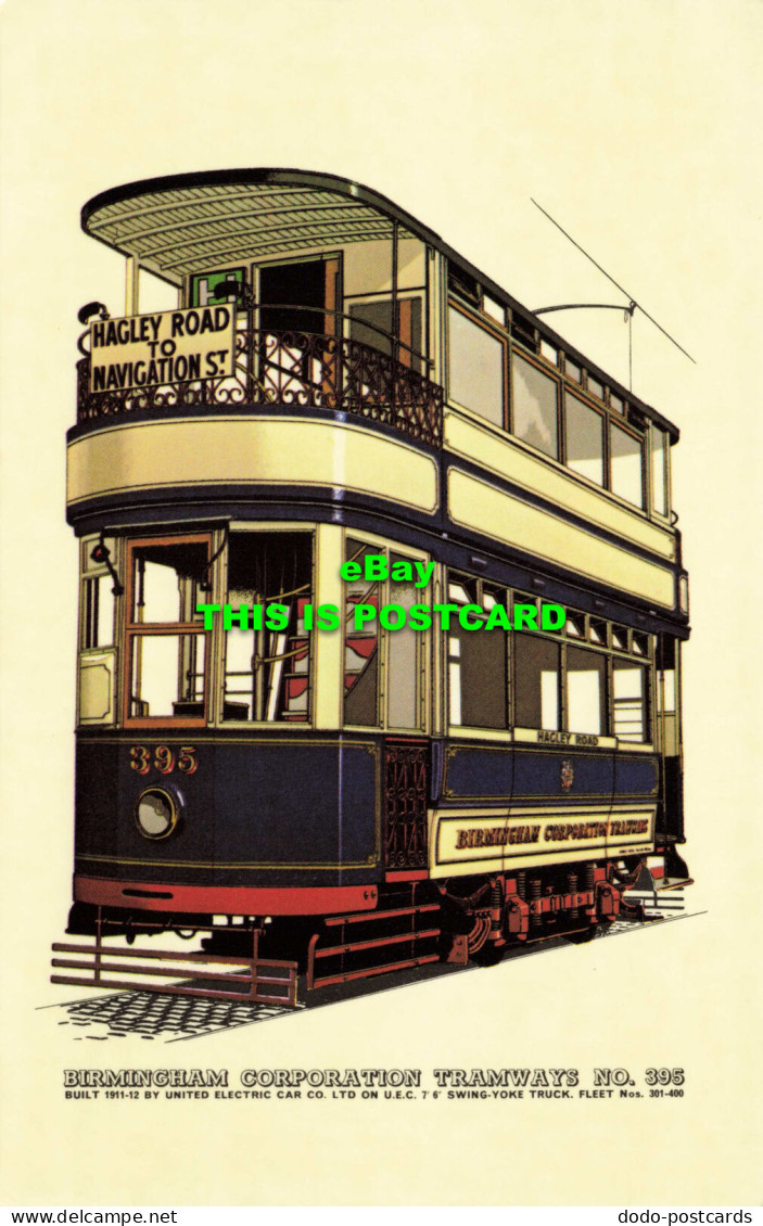 R575053 Birmingham Corporation Tramways No. 395. Built 1911 12. United Electric - World