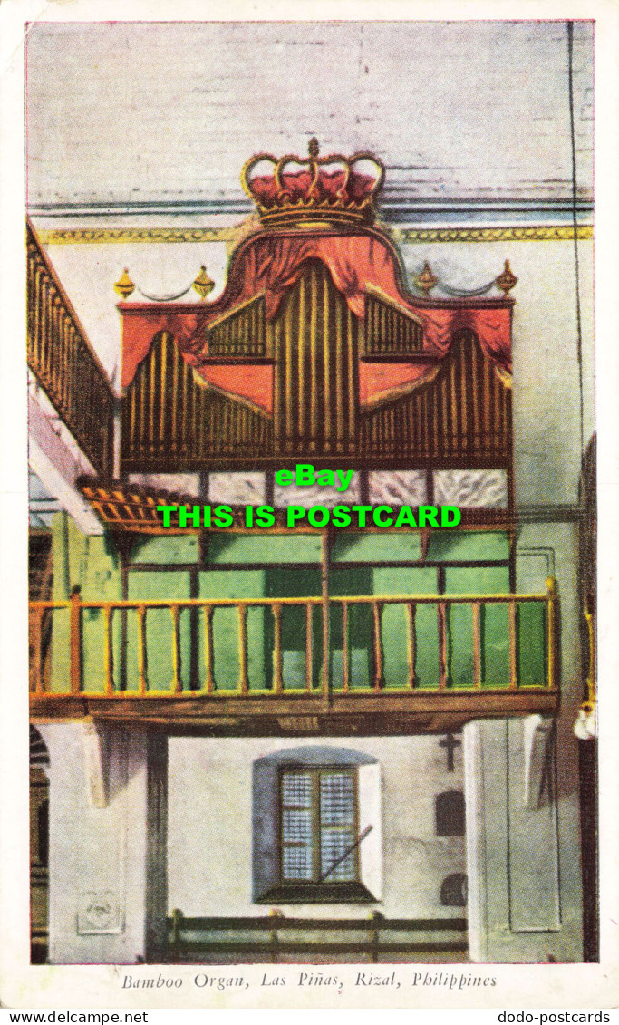 R575065 Bamboo Organ. Las Pinas. Rizal. Philippines. Short History Of Famous Bam - Monde