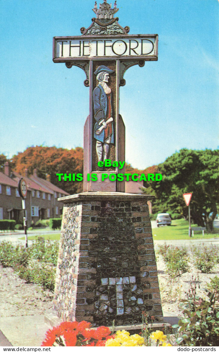 R575315 Town Sign. Thetford - Monde