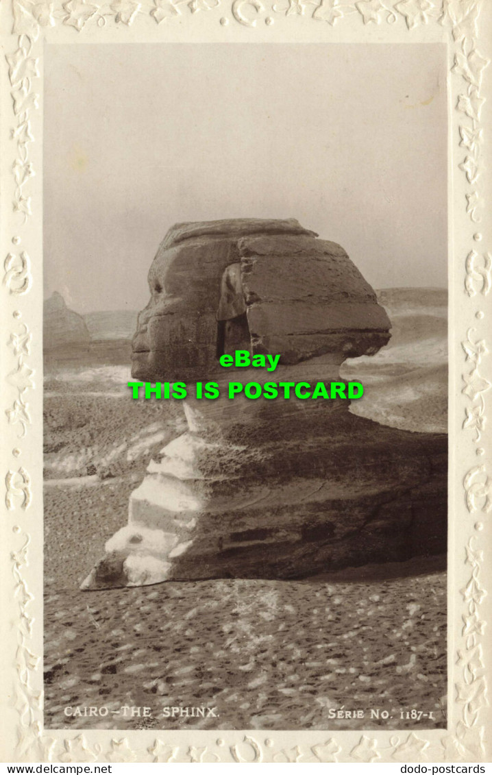 R575319 Cairo. Sphinx. Serie No. 1187 1. Cairo Postcard Trust. RP - Monde