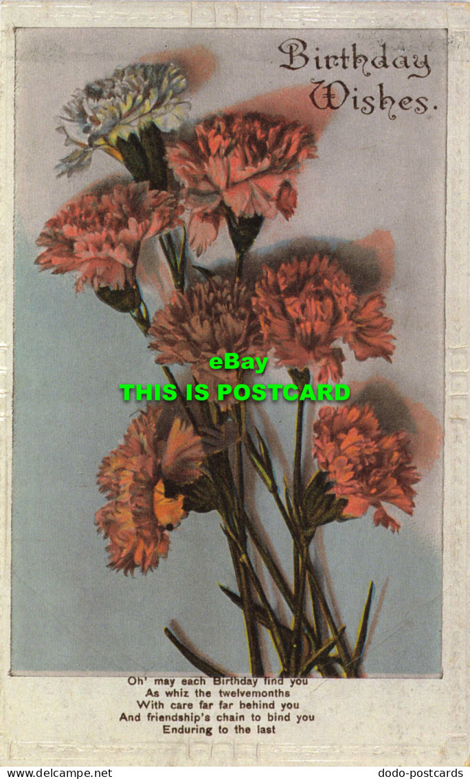 R575074 Birthday Wishes. Oh May Each Birthday Find You. 1926. Greeting Card - Monde