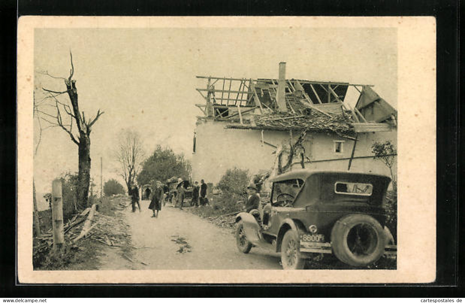 AK La Chaux-de-Fonds, Cyclone 12 Juin 1926, Unwetter  - La Chaux-de-Fonds