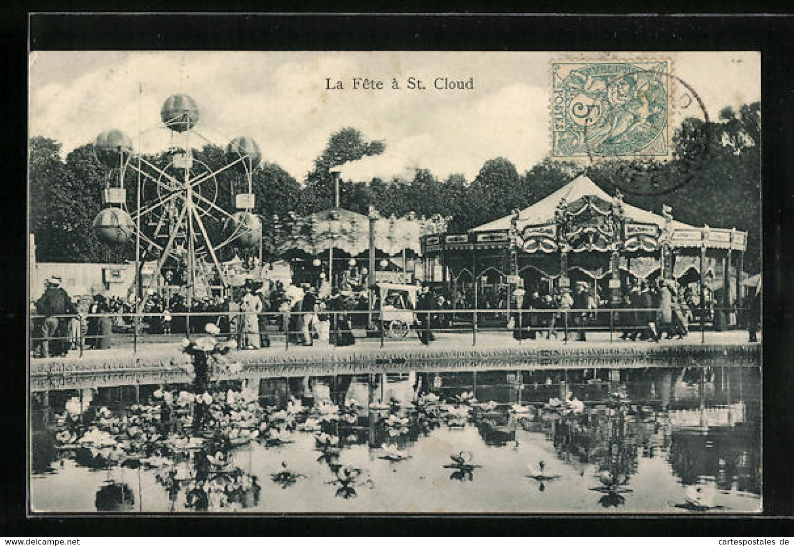 CPA St. Cloud, La Fete - Volksfest  - Saint Cloud