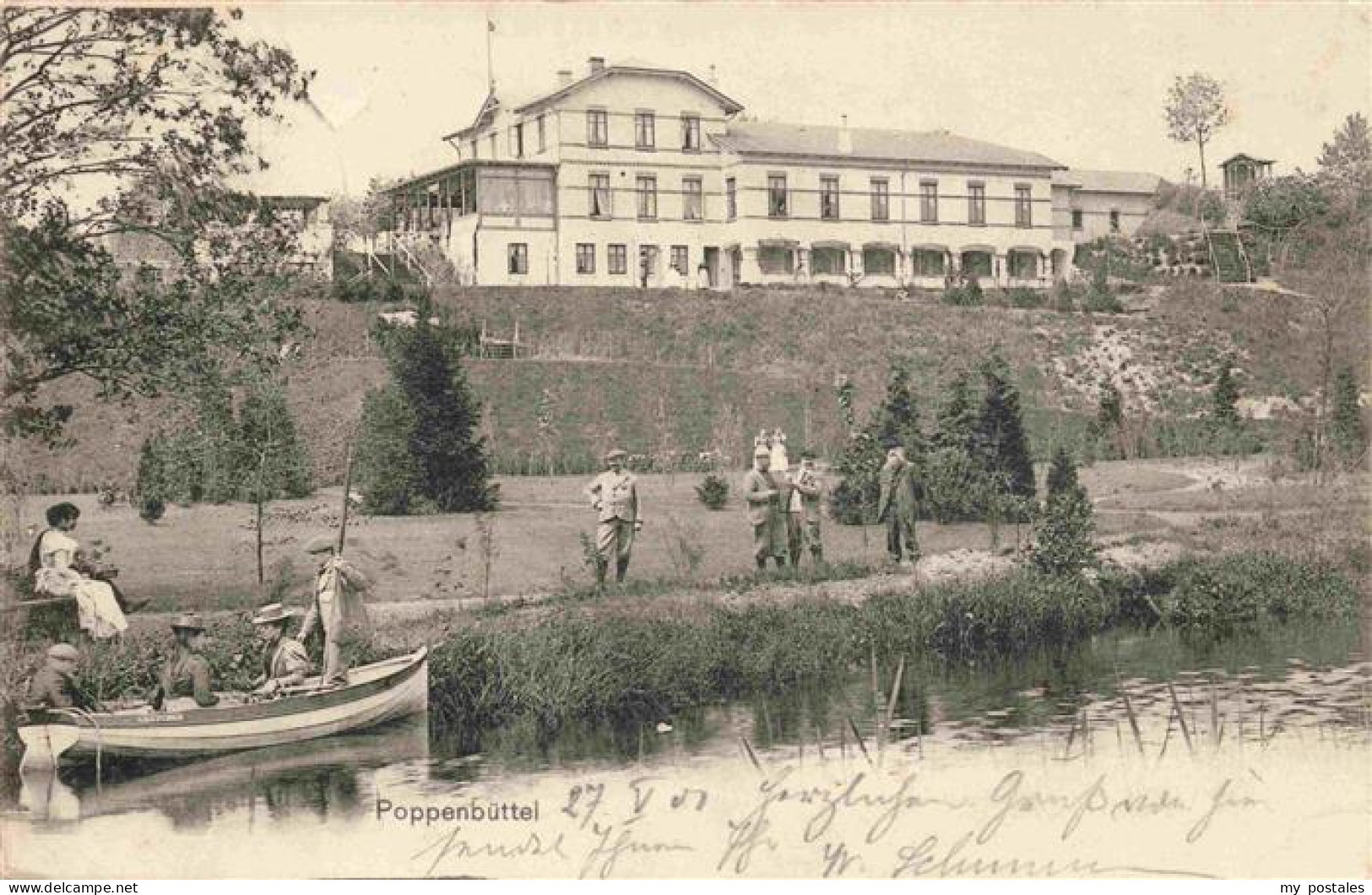 73974207 Poppenbuettel_Hamburg Alsterschlucht Hotel Restaurant Partie Am Wasser - Sonstige & Ohne Zuordnung