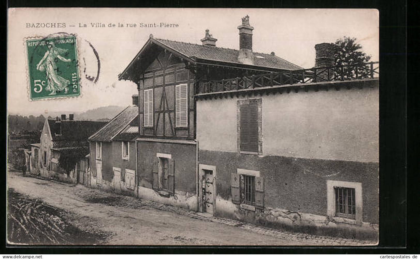 CPA Bazoches, La Villa De La Rue Saint-Pierre  - Sonstige & Ohne Zuordnung