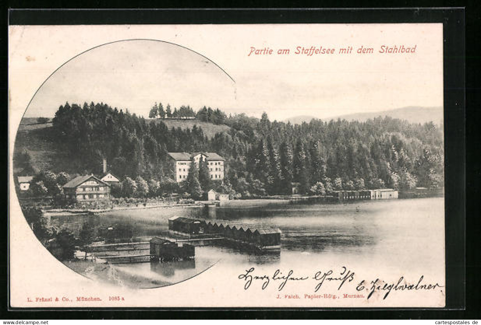 AK Murnau, Staffelsee Mit Stahlbad  - Sonstige & Ohne Zuordnung