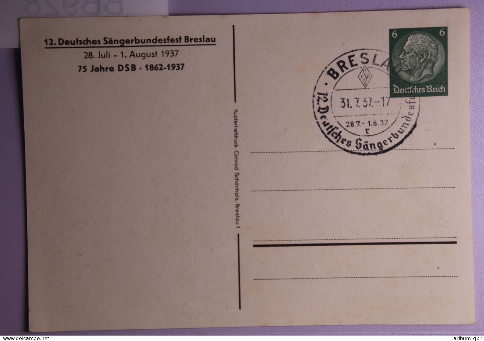 Deutsches Reich PP127/C29-04 Als Ganzsache Breslau #BB928 - Sonstige & Ohne Zuordnung