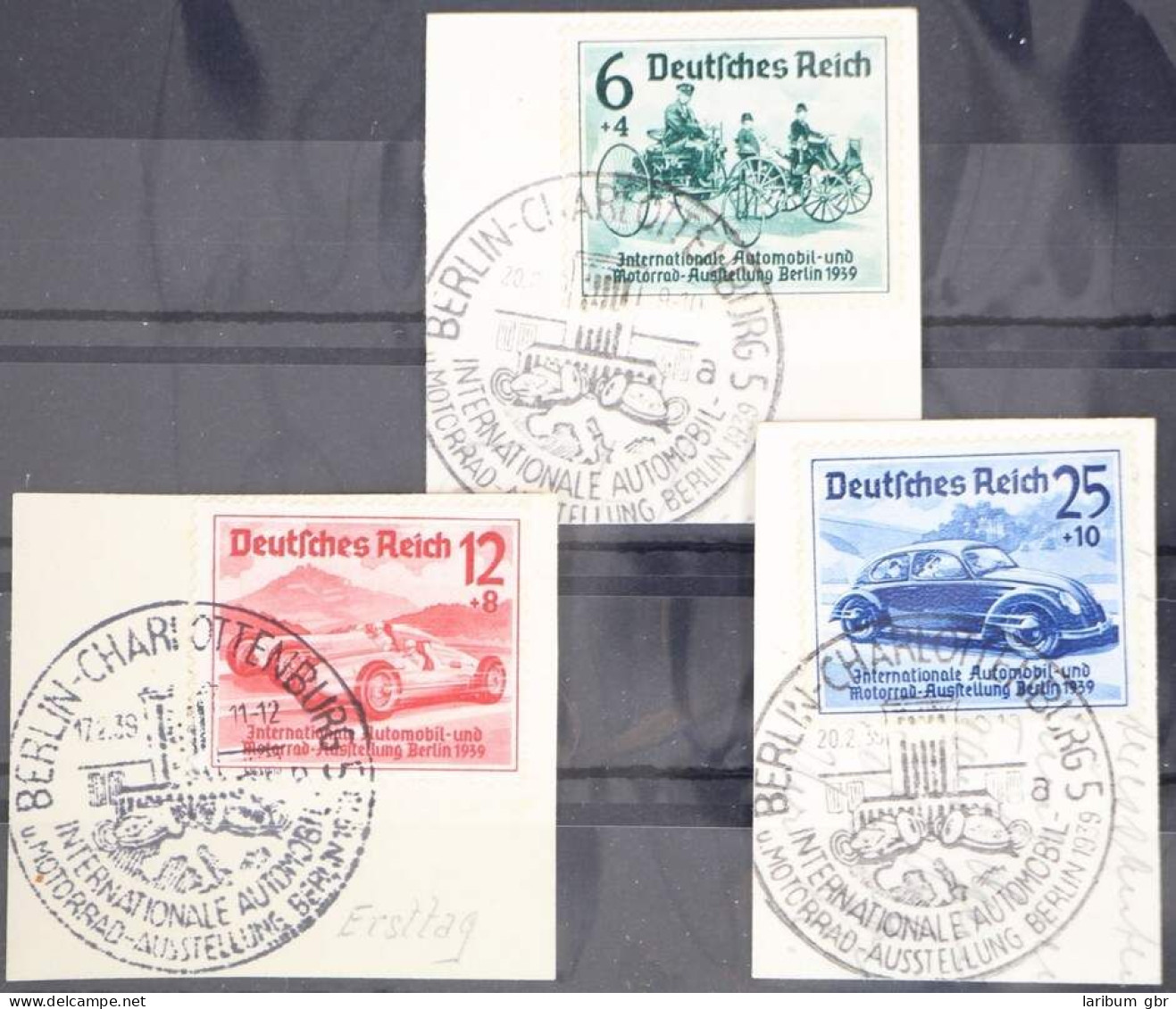 Deutsches Reich 686-688 Gestempelt Mit Sonderstempel #GE883 - Sonstige & Ohne Zuordnung