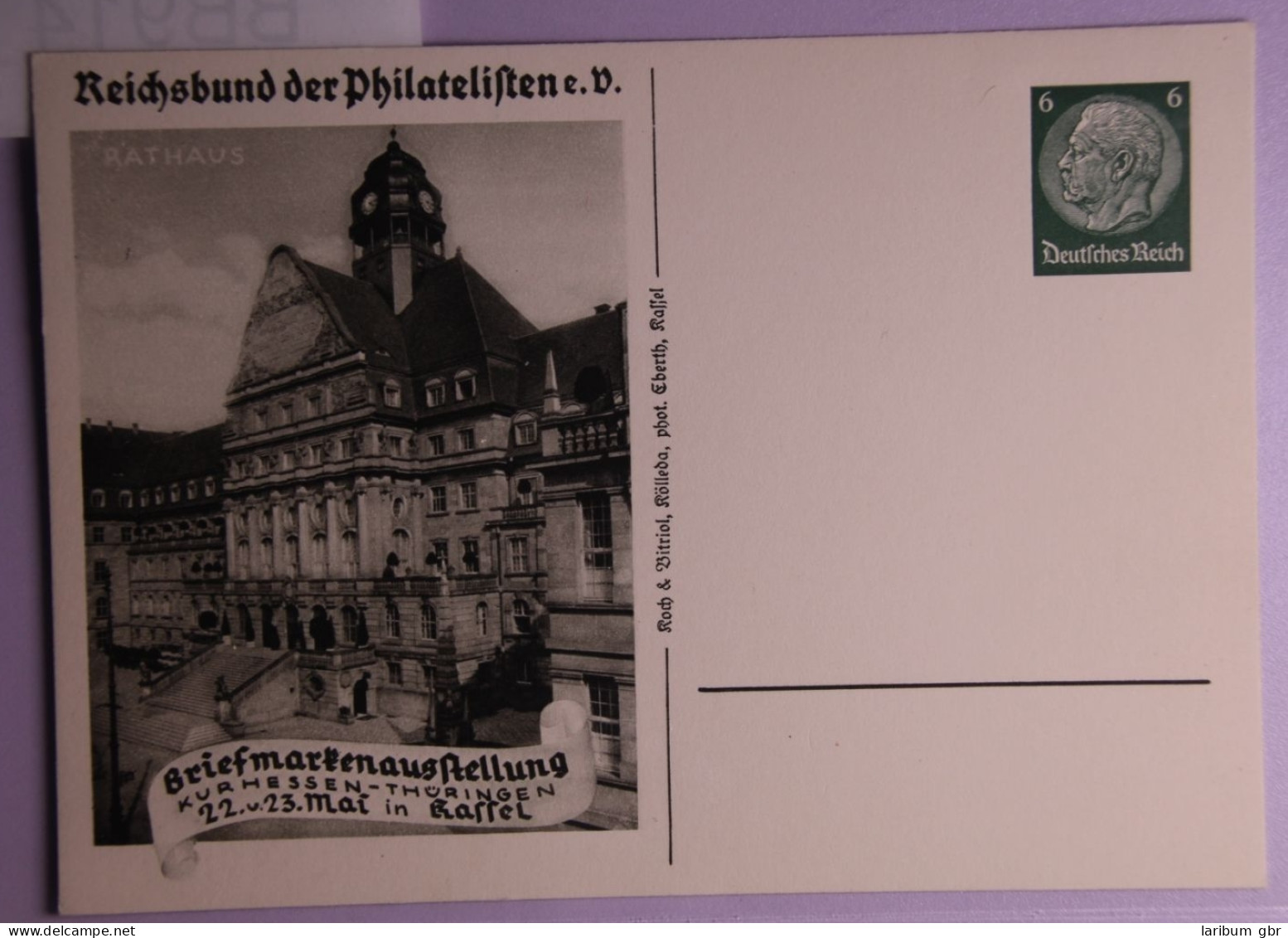 Deutsches Reich PP127/C53-02 Als Ganzsache Kassel #BB914 - Other & Unclassified