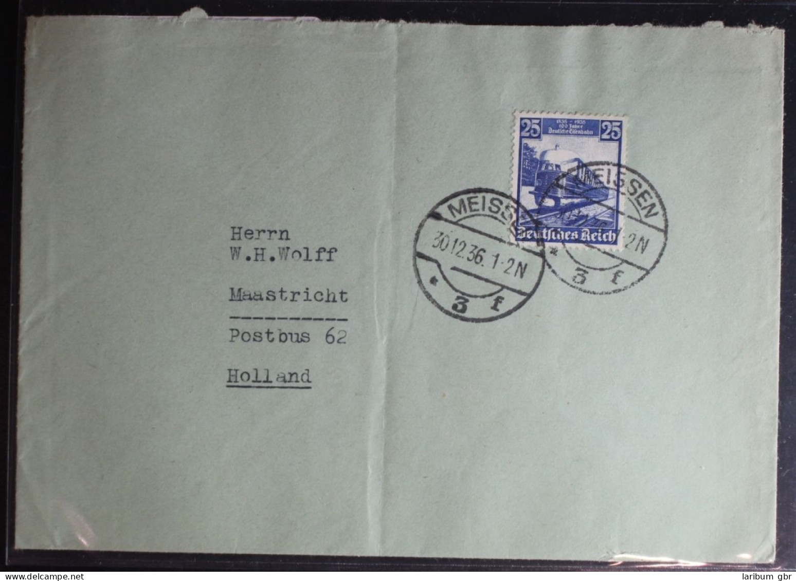 Deutsches Reich 582 Auf Brief Als Einzelfrankatur Portogerecht #BC595 - Autres & Non Classés