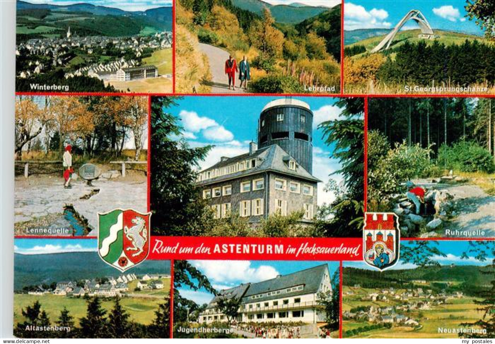 73942519 Winterberg__Hochsauerland_NRW Gaststaette Kahler Asten Panorama Lehrpfa - Winterberg