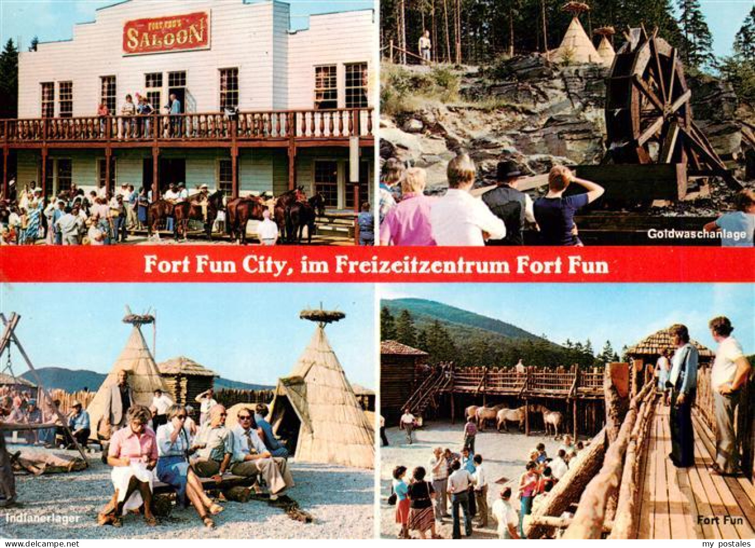 73942486 Bestwig Fort Fun City Im Freizeitzentrum Saloon Goldwaschanlage Indiane - Other & Unclassified