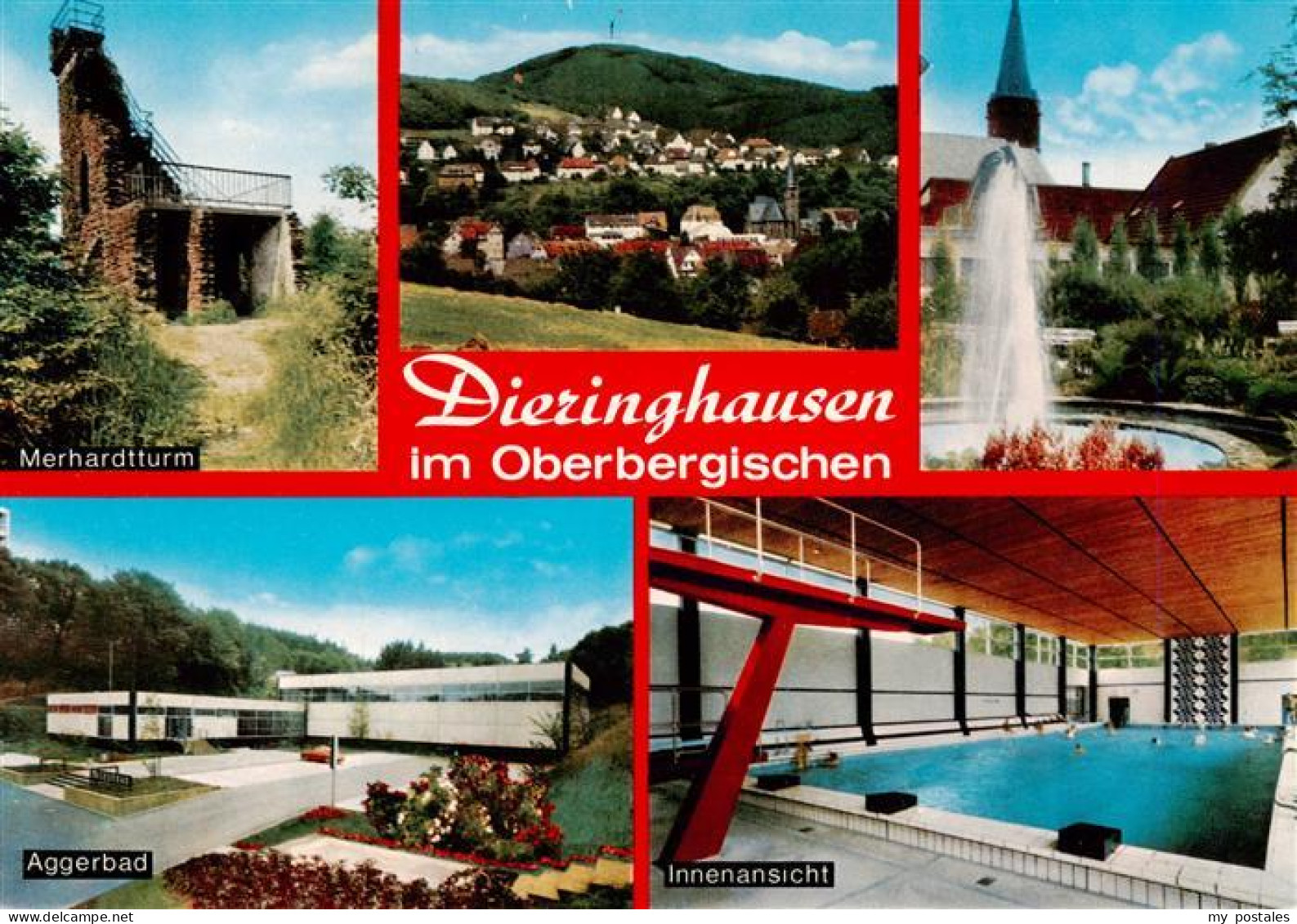 73942426 Dieringhausen Merhardtturm Panorama Brunnen Aggerbad Innenansicht - Gummersbach