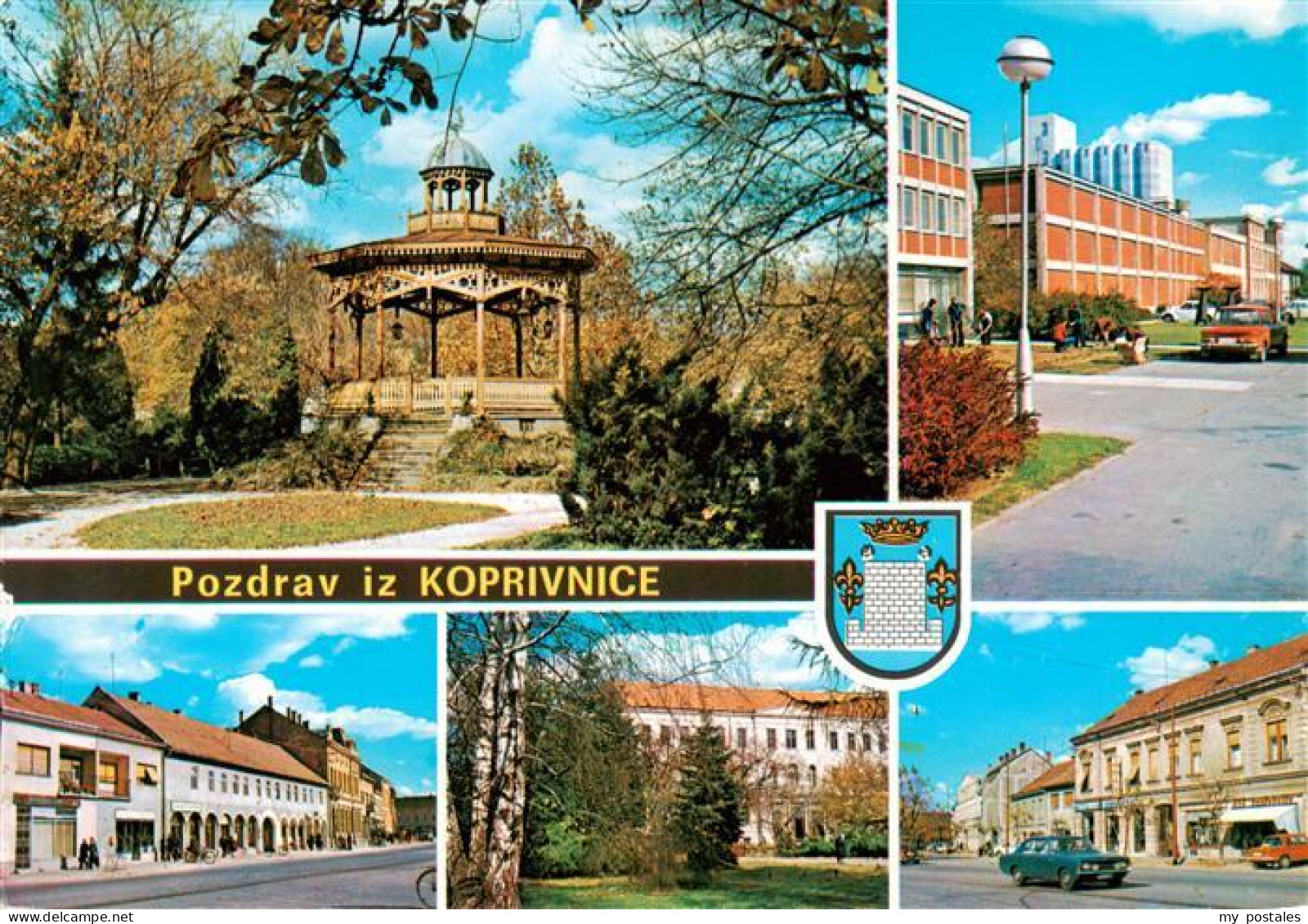 73942380 Koprivnica_Croatia Stadtpark Pavillon Motive Stadtzentrum - Croatia