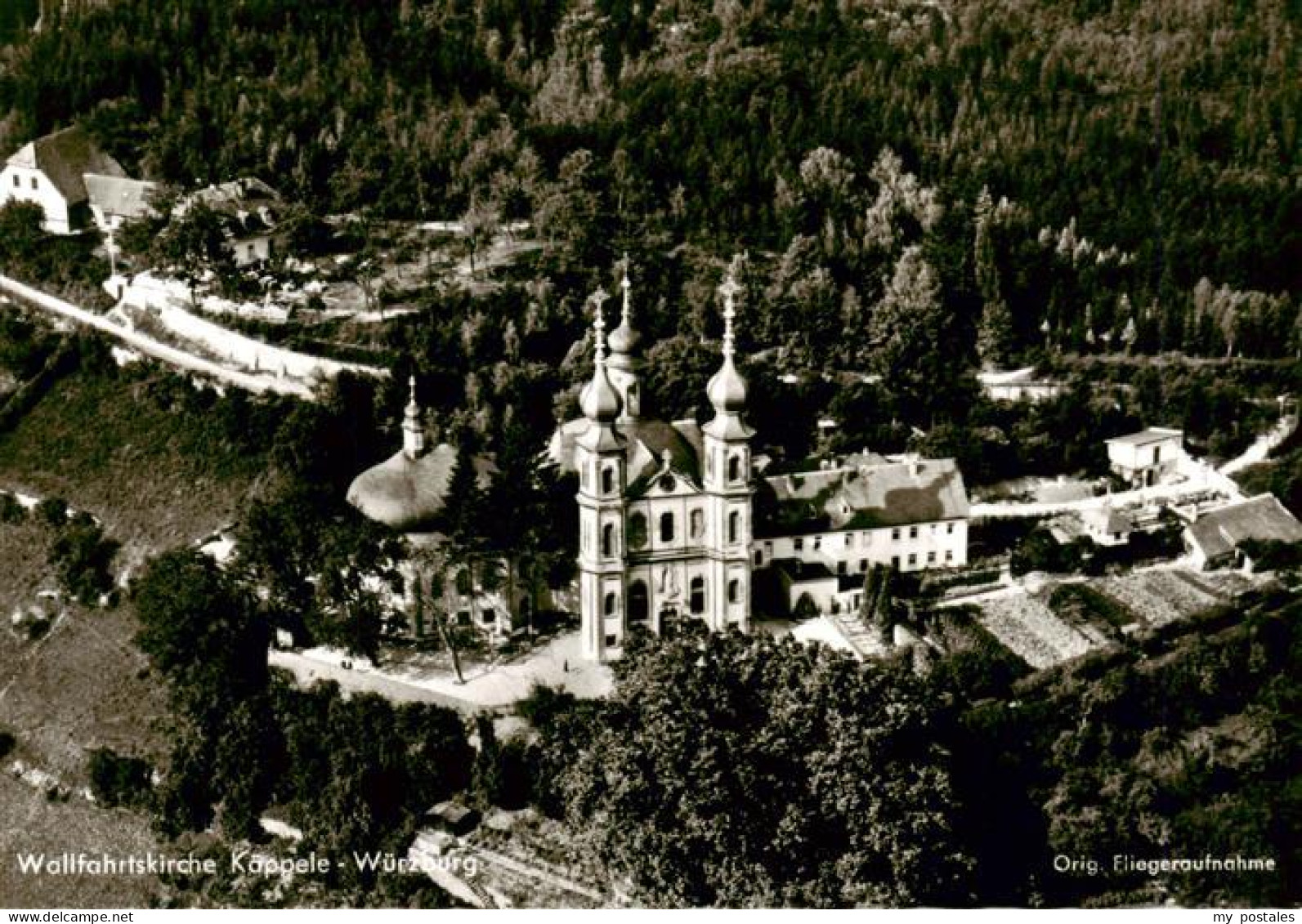 73901465 Wuerzburg Bayern Wallfahrtskirche Kaeppele Original Fliegeraufnahme  - Wuerzburg