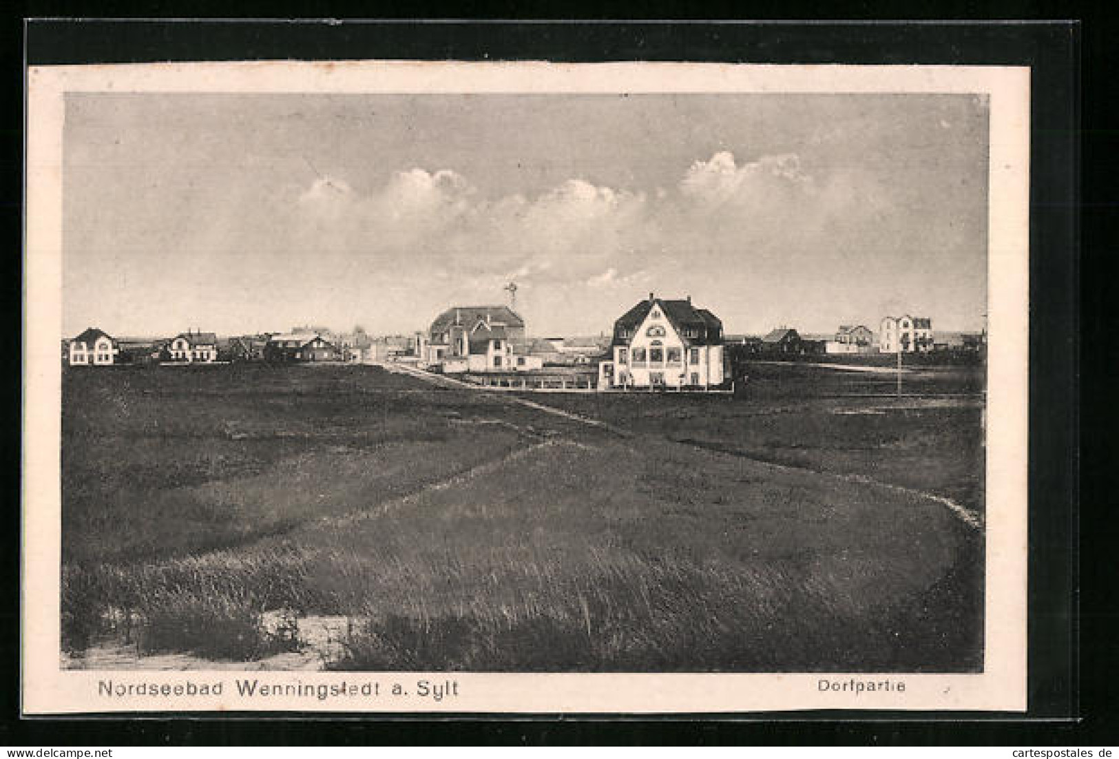 AK Wenningstedt A. Sylt, Dorfpartie  - Sylt