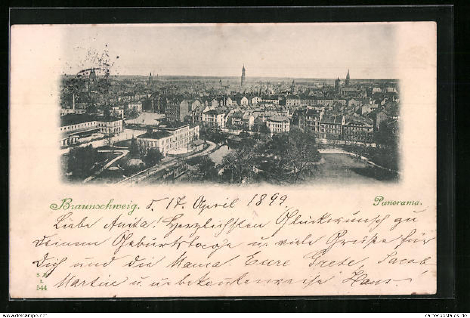 AK Braunschweig, Panorama  - Braunschweig