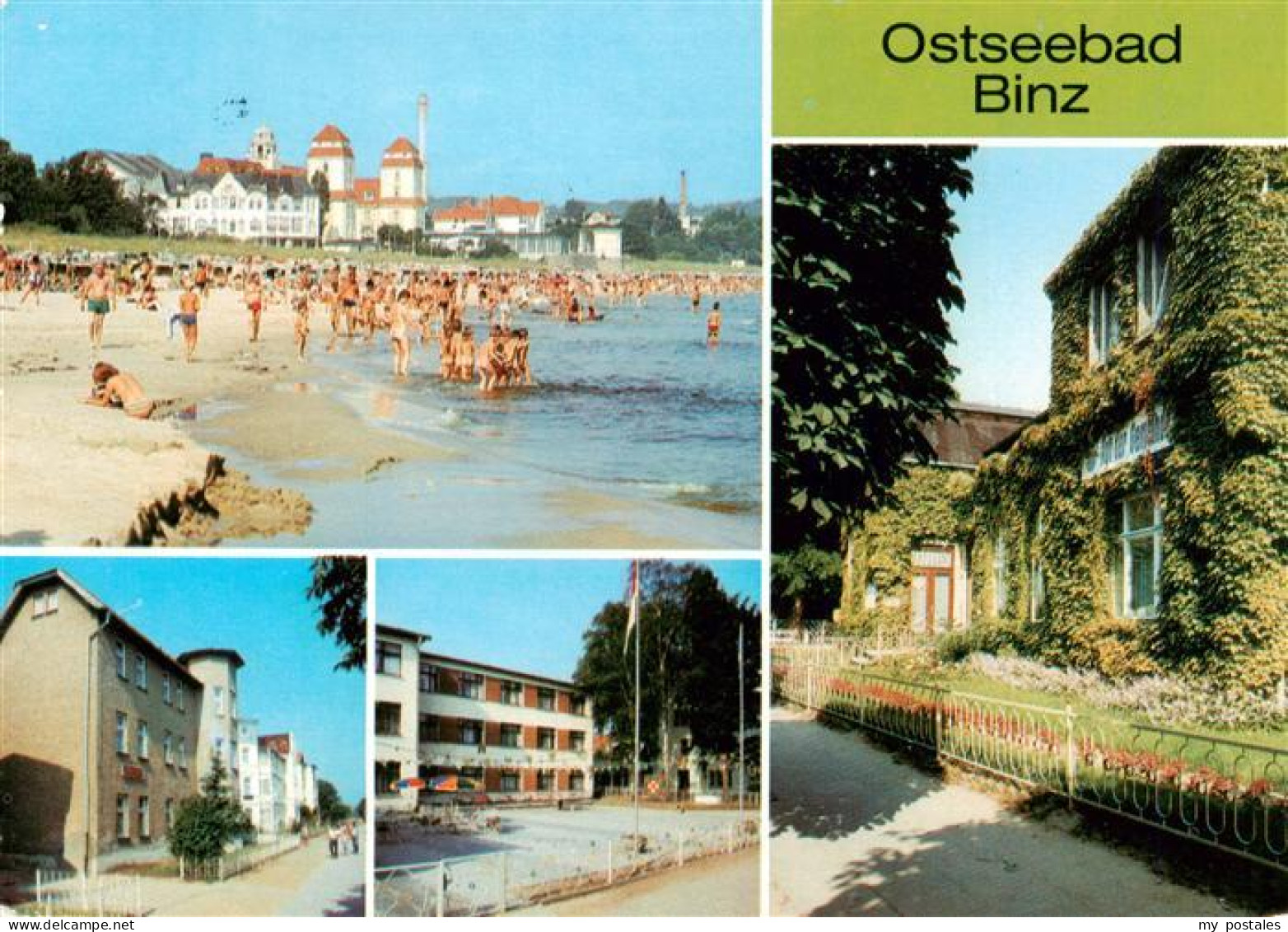 73901458 Binz Ruegen Strand Kurhaus FDGB-Erholungsheim Rosa Luxemburg Hotel Hein - Autres & Non Classés