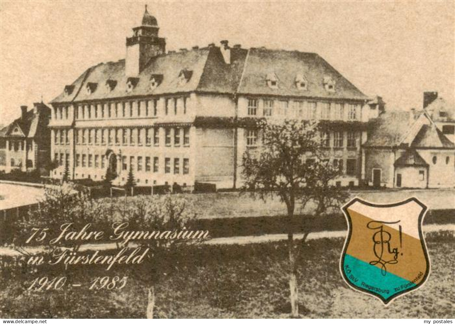 73901395 Fuerstenfeld 75 Jahre Gymnasium Wappen Fuerstenfeld - Sonstige & Ohne Zuordnung