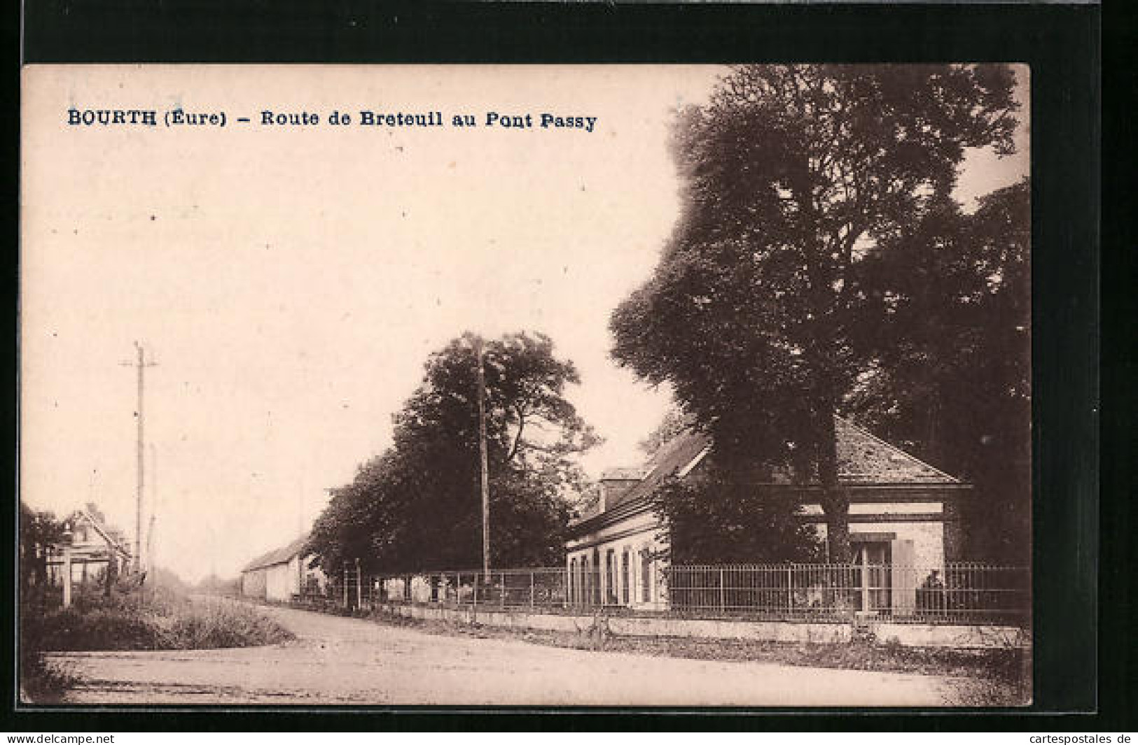 CPA Bourth, Route De Breteuil Au Pont Passy  - Breteuil