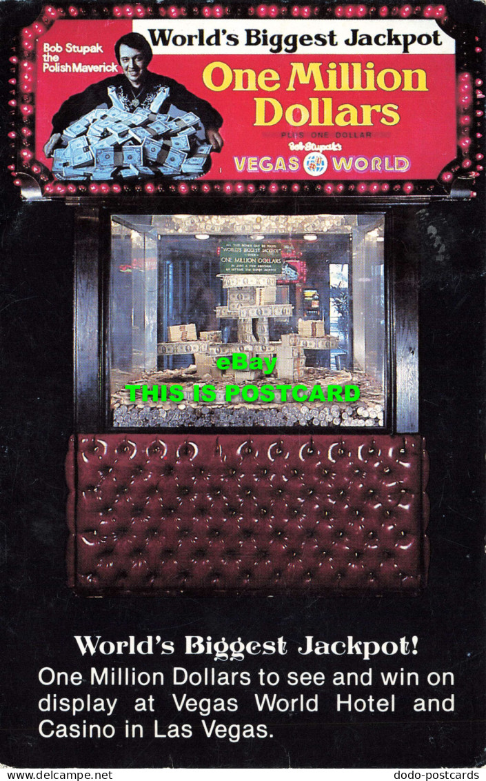 R575150 Worlds Biggest Jackpot. One Million Dollars. Vegas World. Vegas World Ho - World