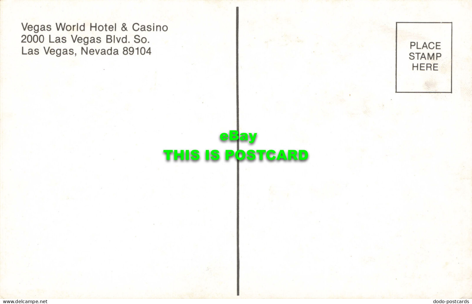 R575150 Worlds Biggest Jackpot. One Million Dollars. Vegas World. Vegas World Ho - World